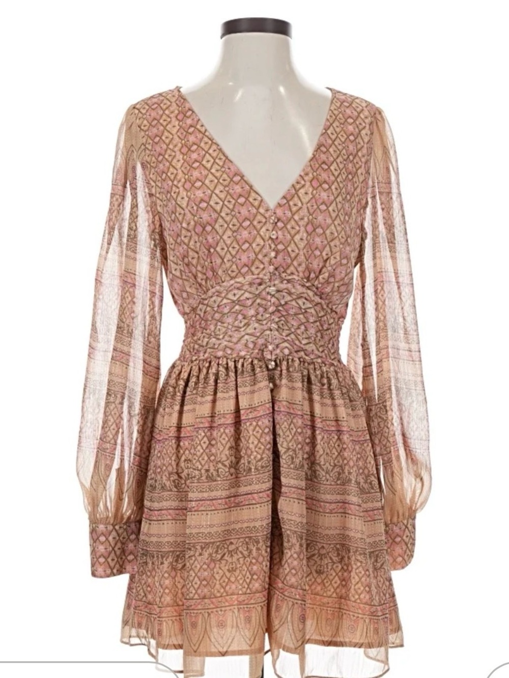 House of‎ Harlow Boho Feminine Mini Dress Size Small